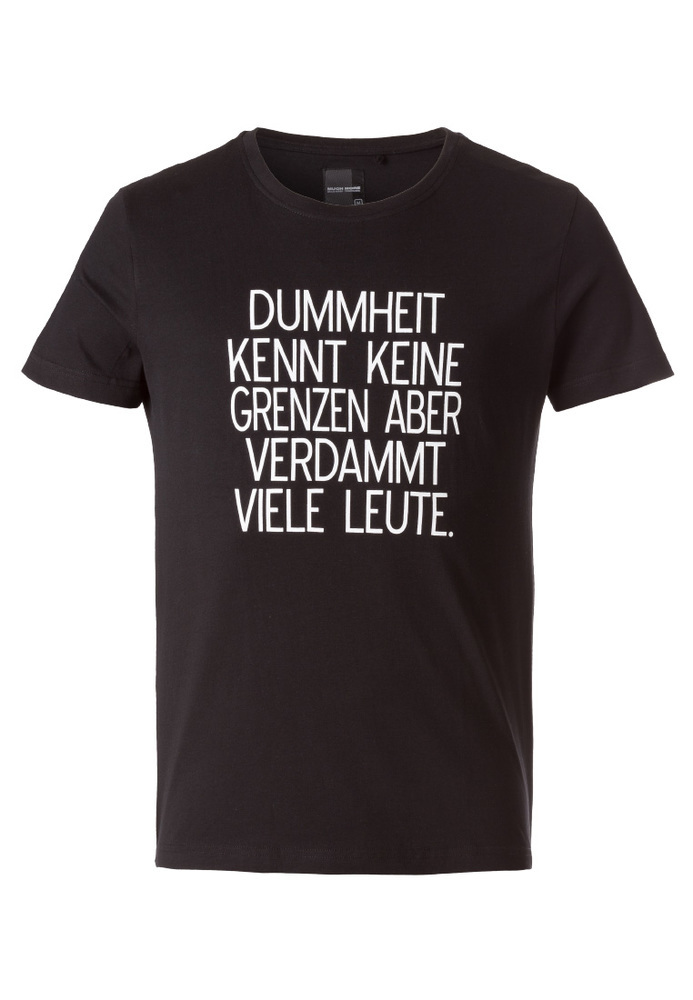 T-Shirt mit Sprüche-Druck