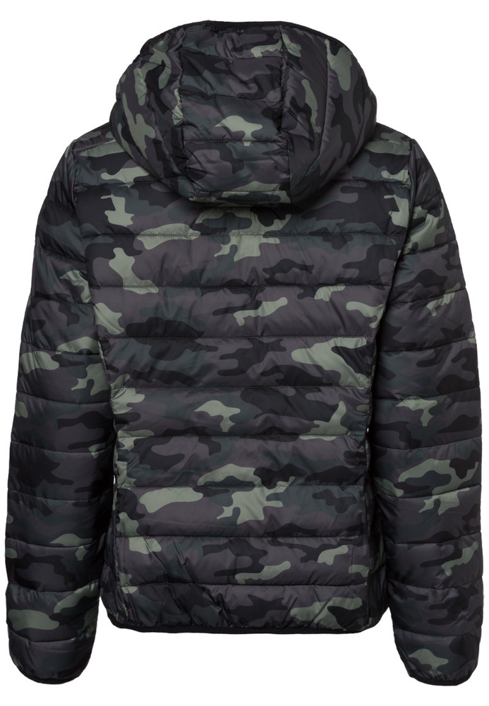 Camo-Steppjacke im All-Over-Muster