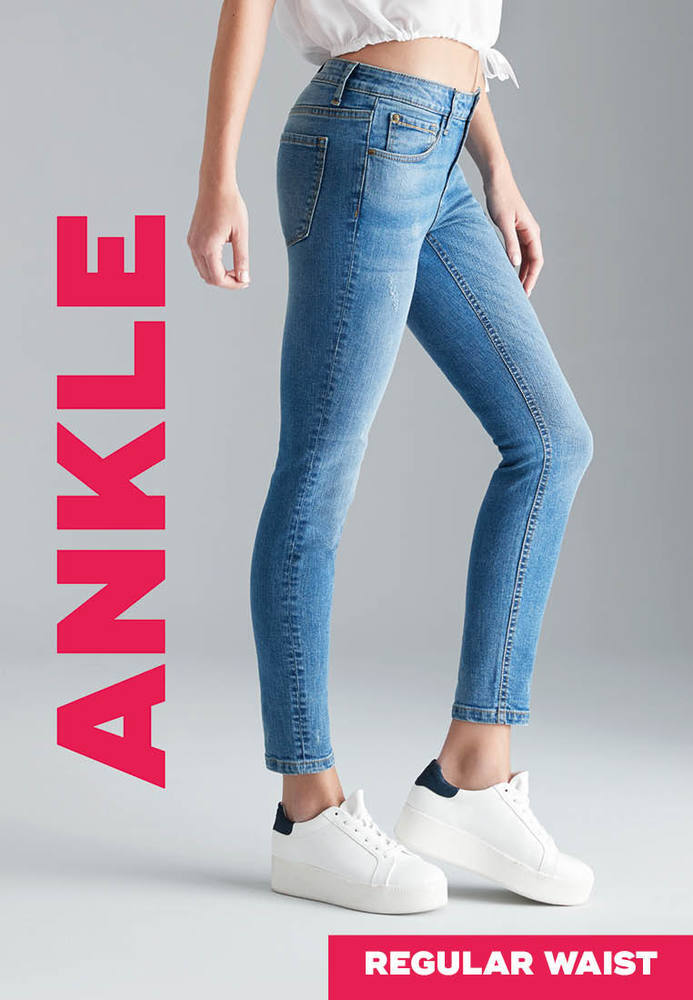 Ankle Regular Waist Jeans