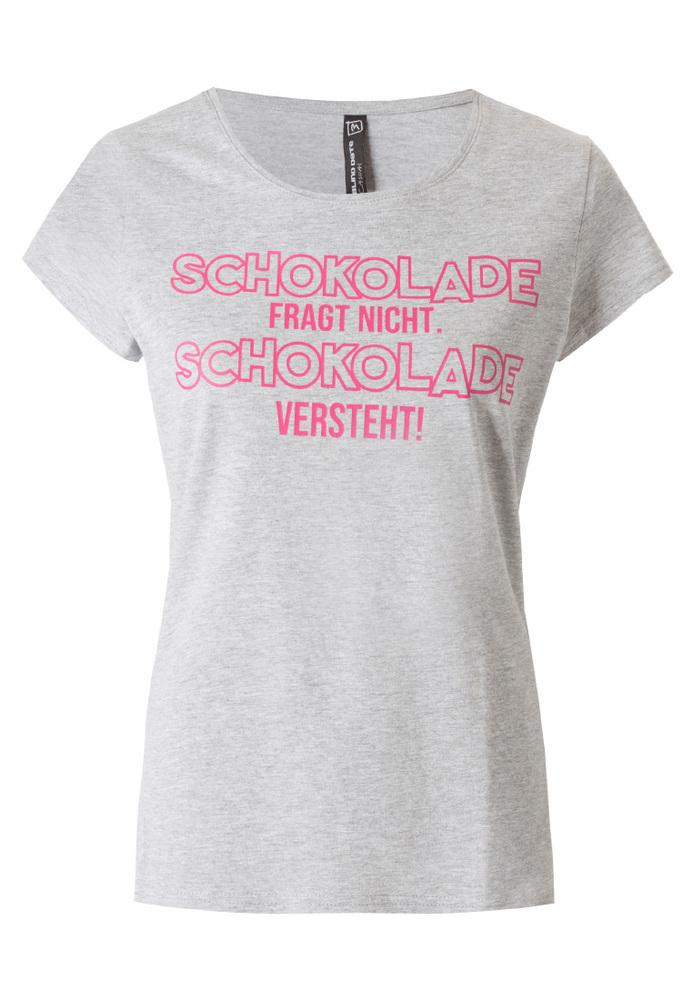 T-Shirt mit Sprüche-Druck