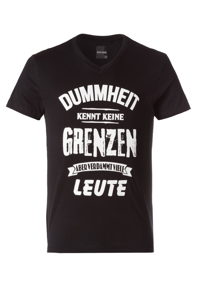 T-Shirt mit Sprüche-Druck