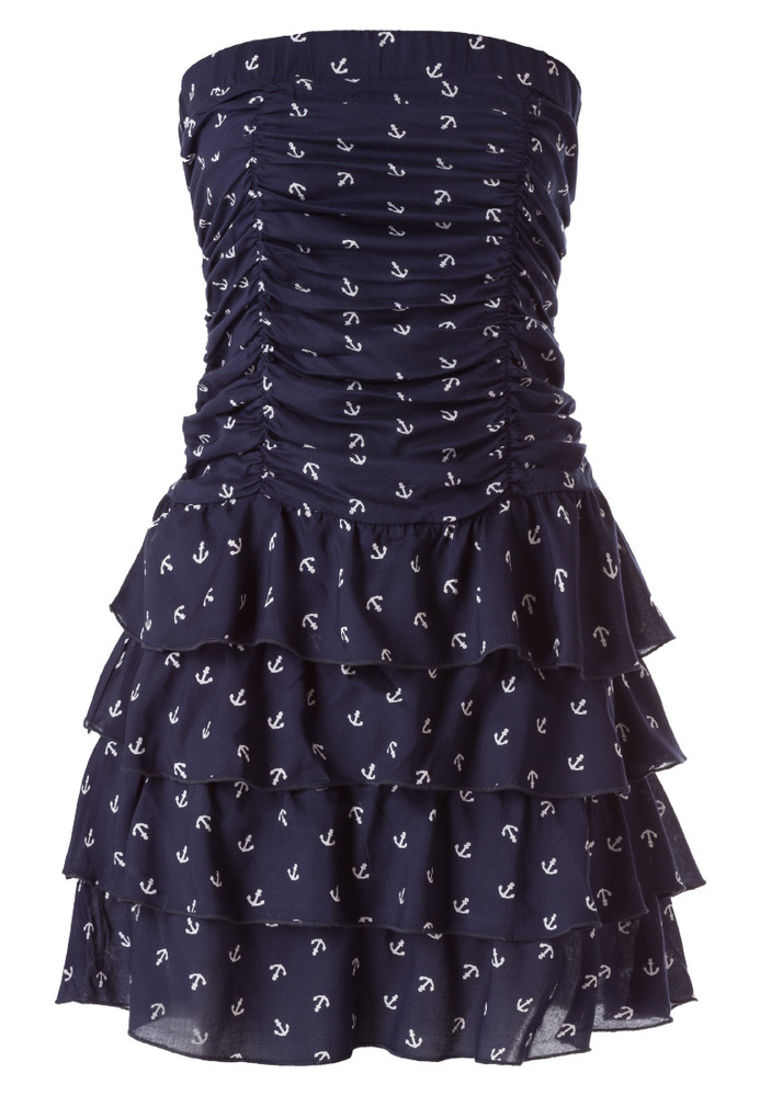 Kleid mit Volants