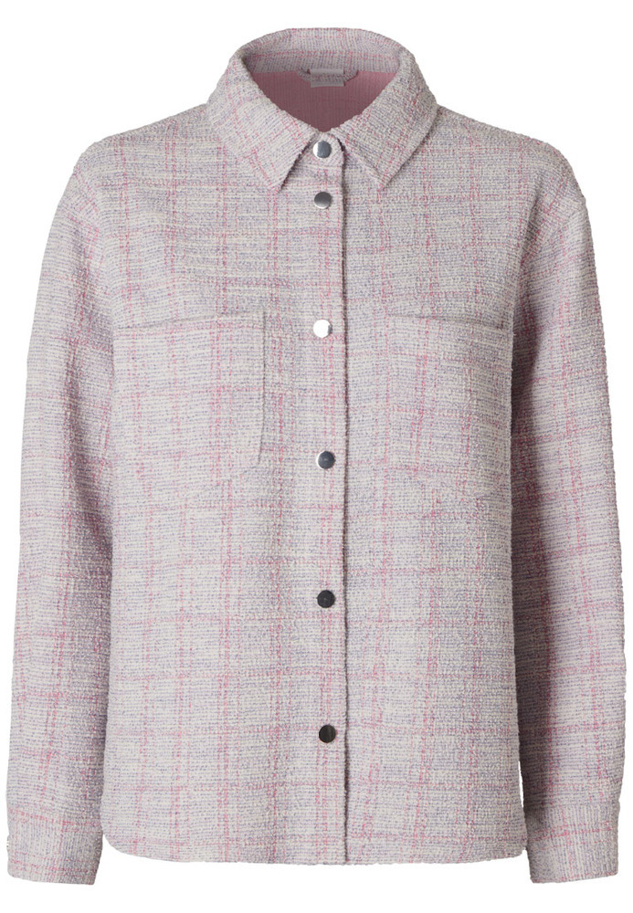 Overshirt im Bouclé-Style