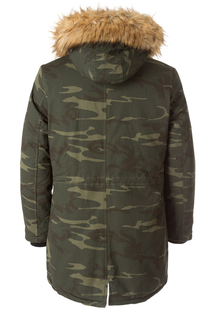 Kapuzenjacke in Camouflage-Optik