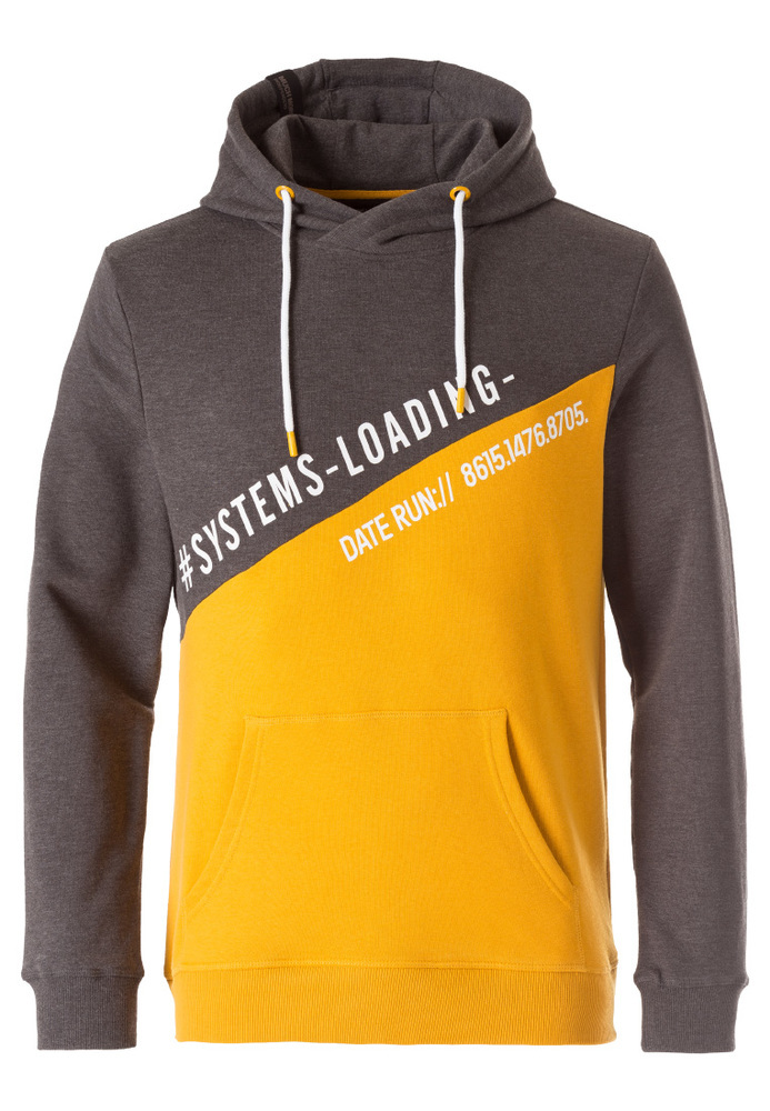 Hoodie mit Schriftzug-Print