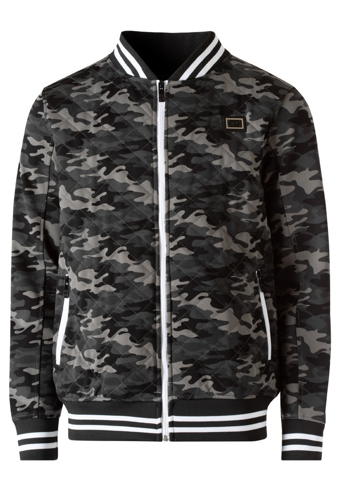 Sweatjacke im Camouflage-Look