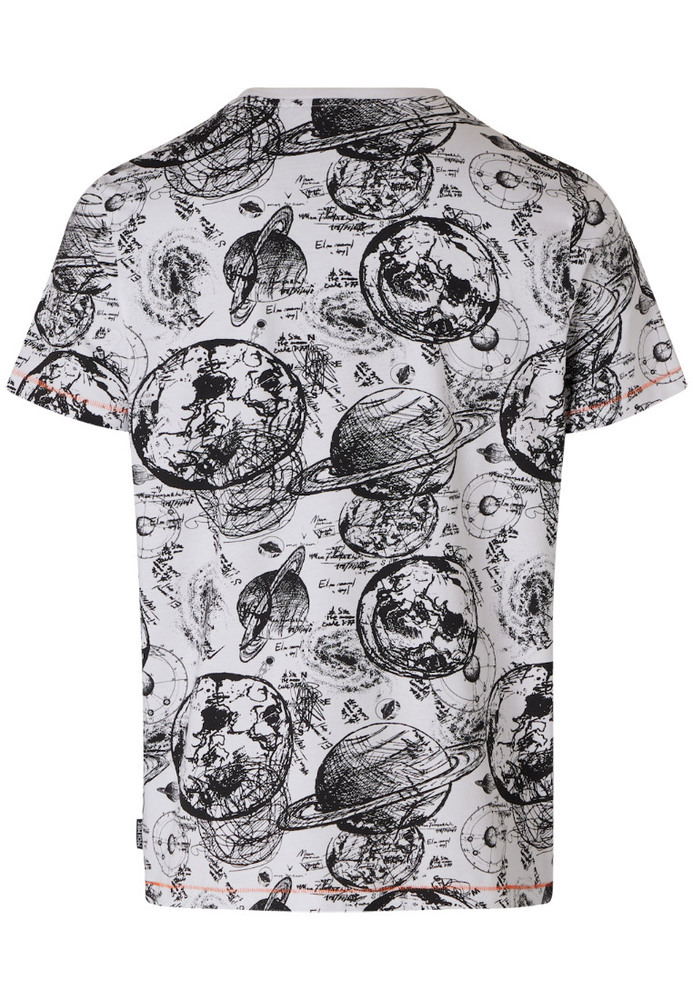 T-Shirt mit Planeten-Motiv