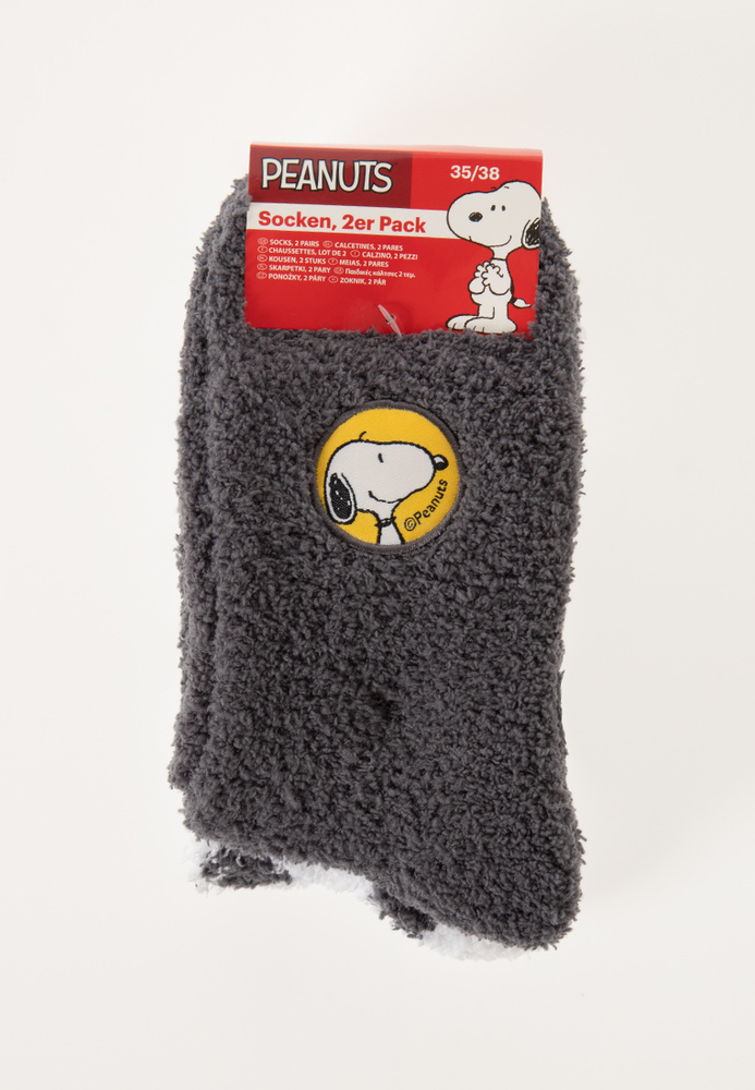 Snoopy-Socken aus Plüsch