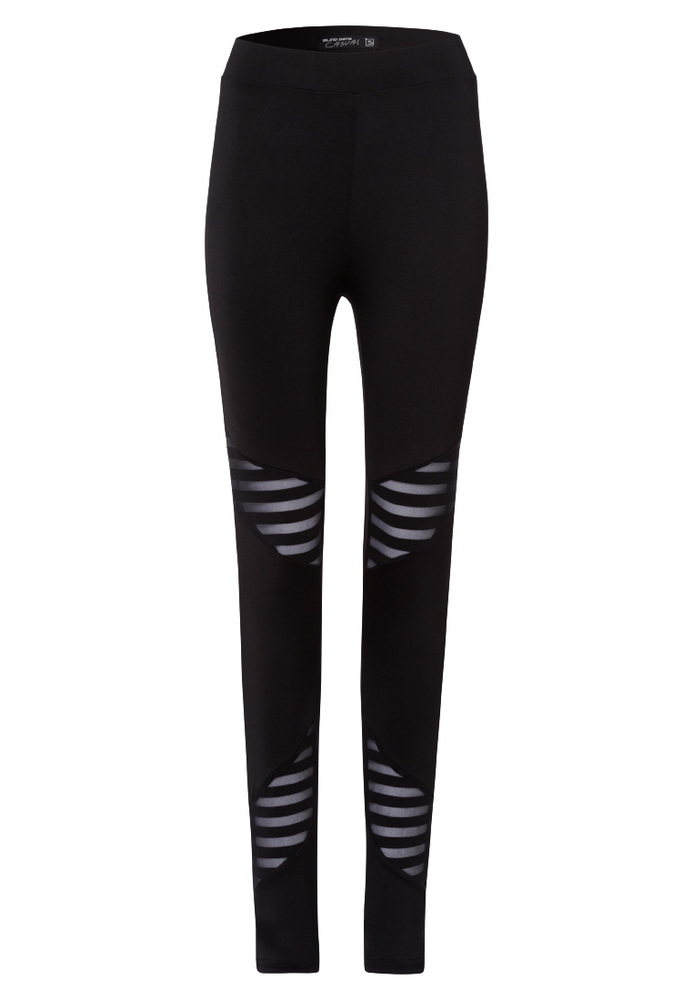 Leggings im Biker-Style