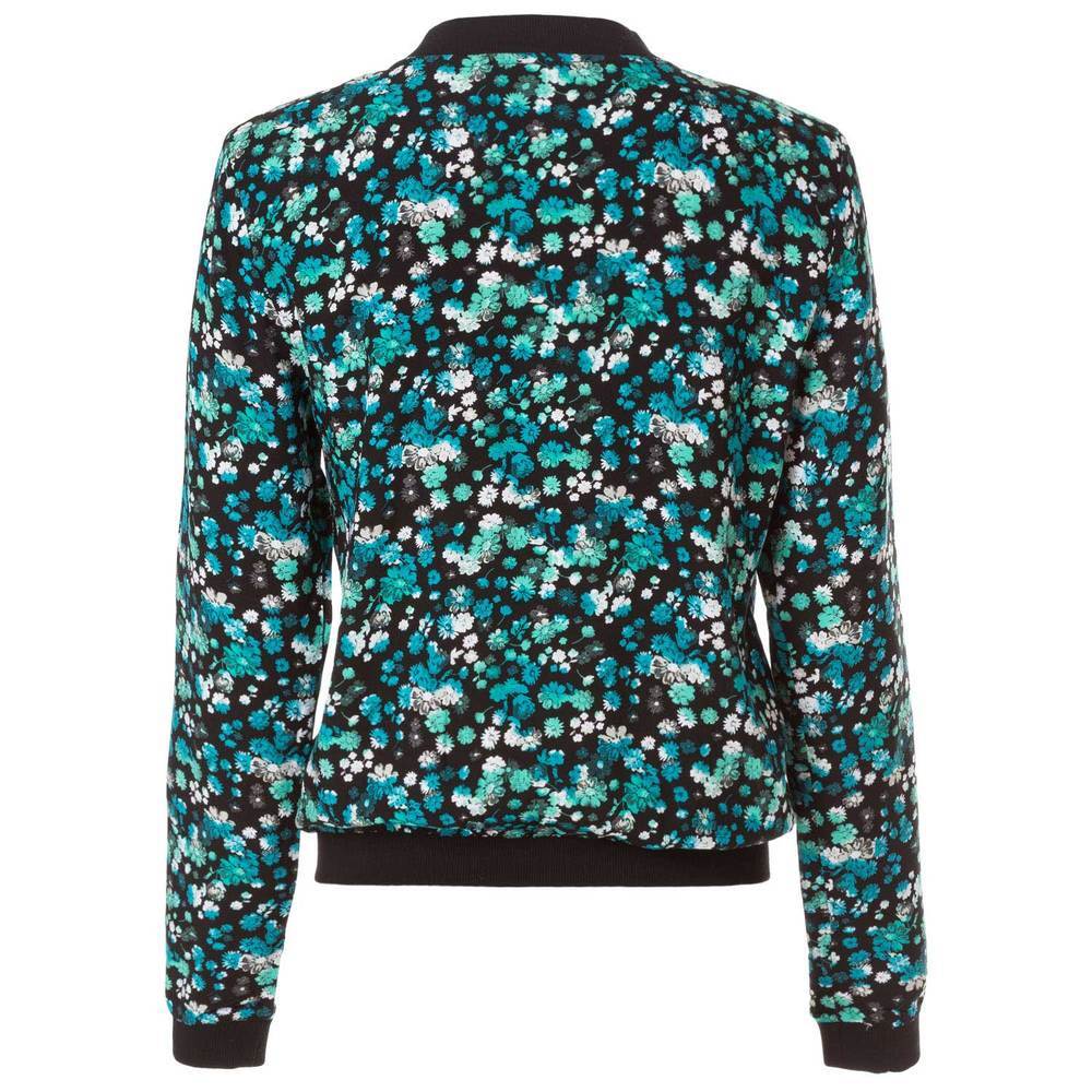 Bomberjacke mit Blumen-Muster