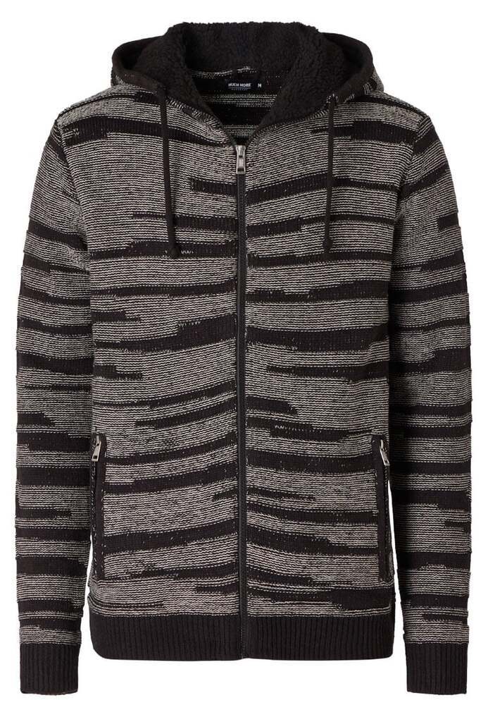 Strickjacke mit Zebra-Muster