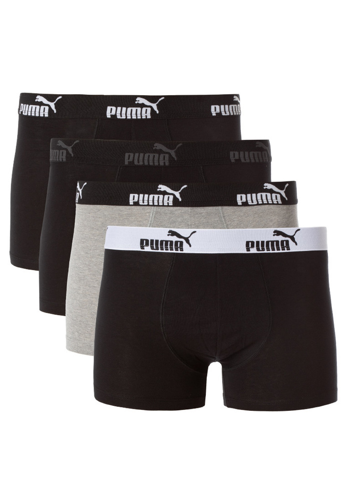 Basic-PUMA-Boxershorts, 4er-Pack