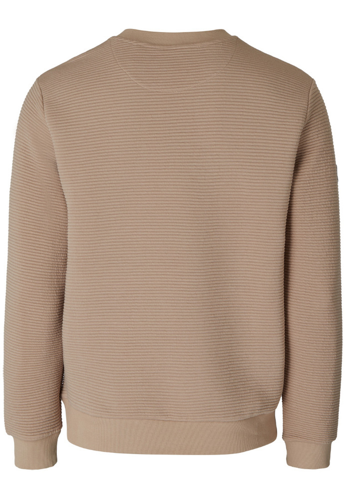 Sweatshirt mit Querripp-Struktur