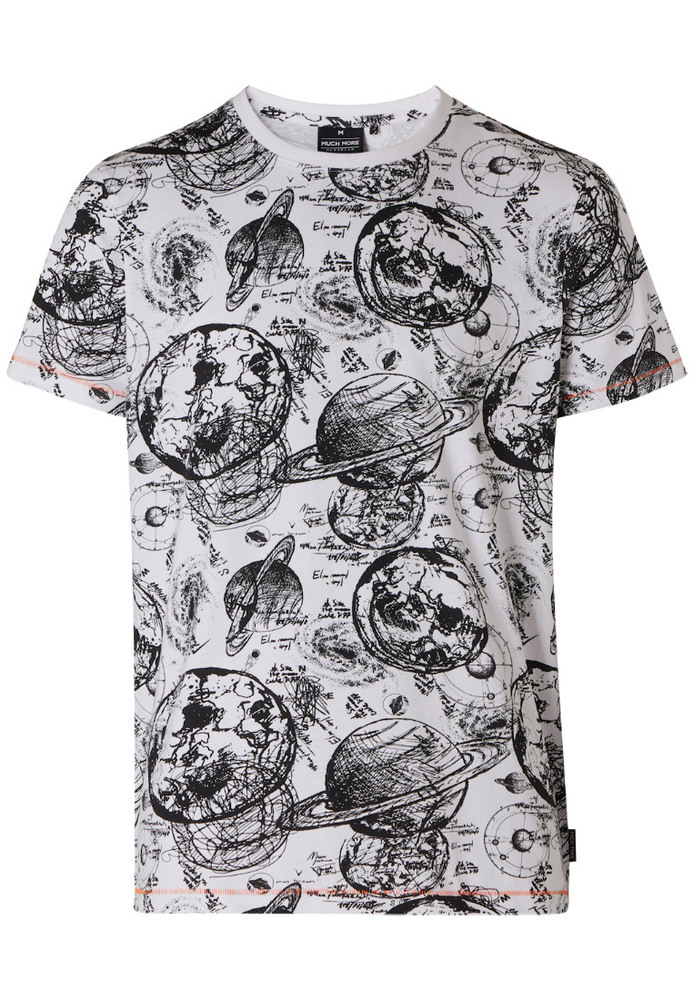 T-Shirt mit Planeten-Motiv