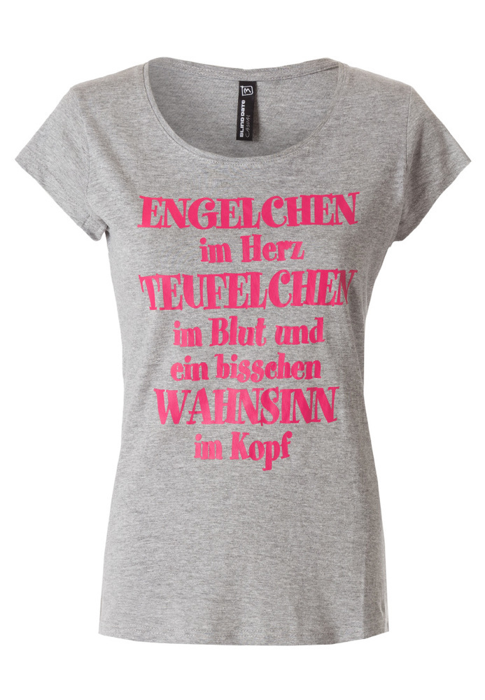 Shirt mit Sprüche-Druck