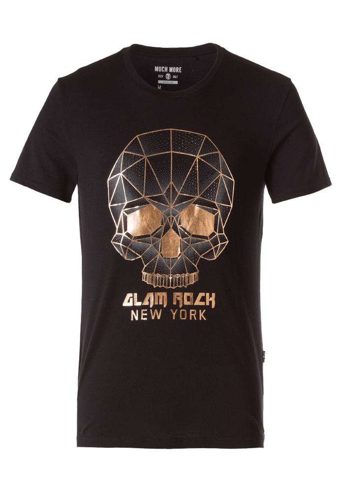 T-Shirt mit Totenkopf-Print