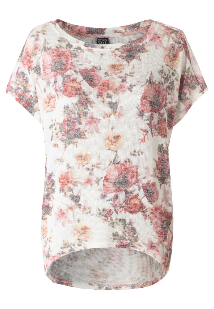 Shirt mit All-Over Blumen-Print