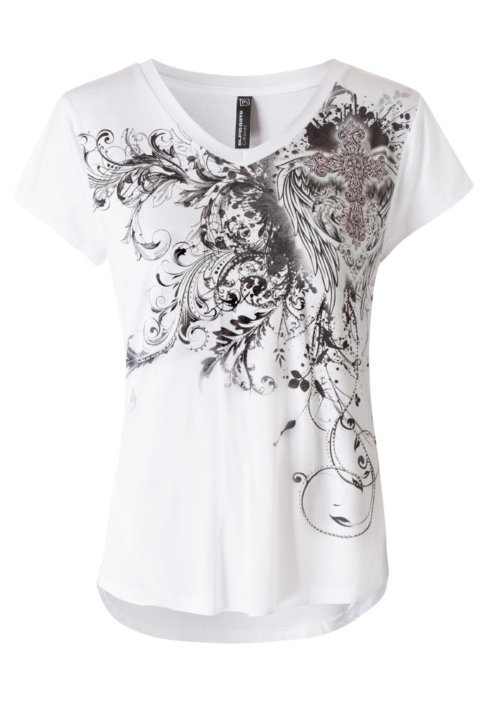 Shirt mit Front-Print