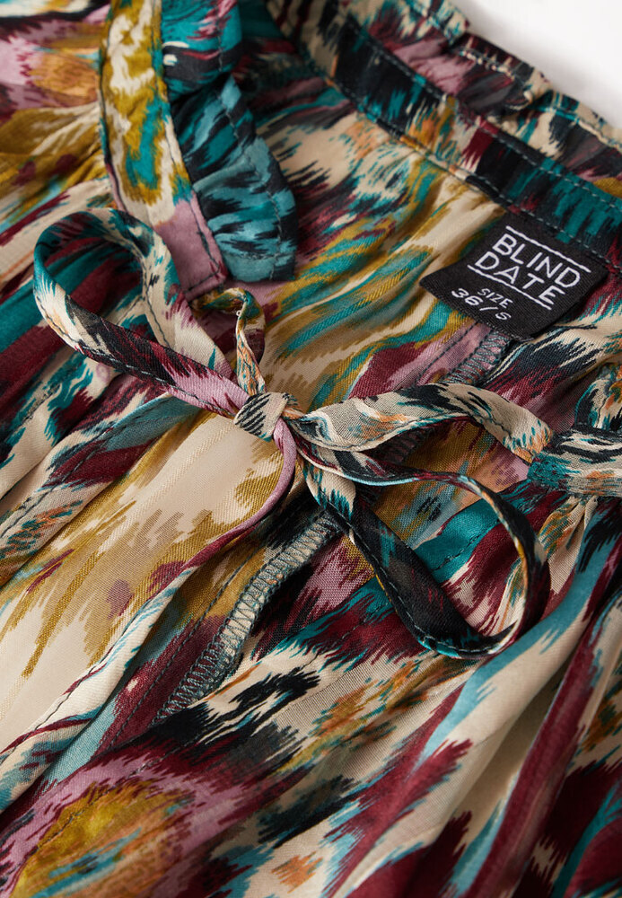 Bluse mit Ethno-Print