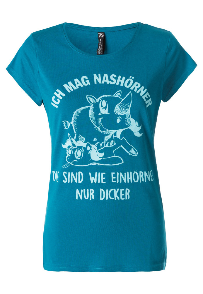 T-Shirt mit Sprüche-Druck