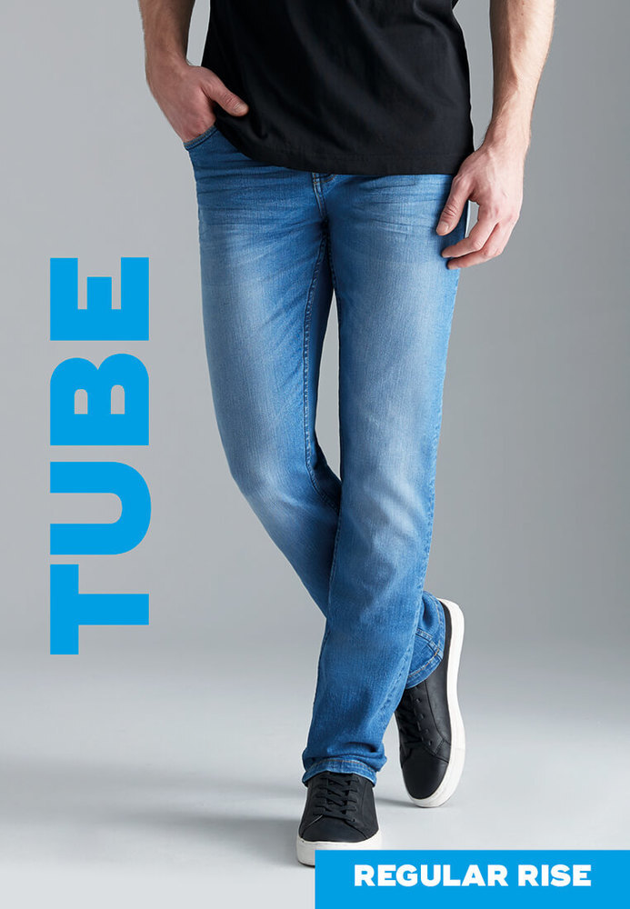 Tube Regular Rise Jeans