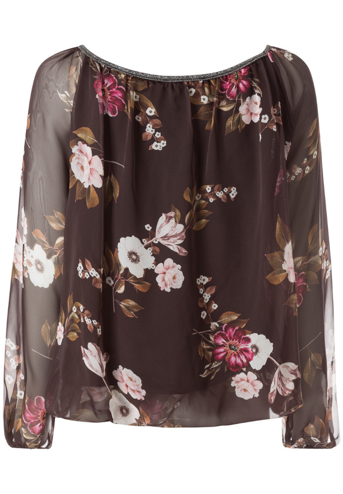 Bluse mit Blumen-Print