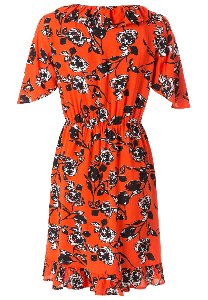 Kleid mit Blumen-Muster