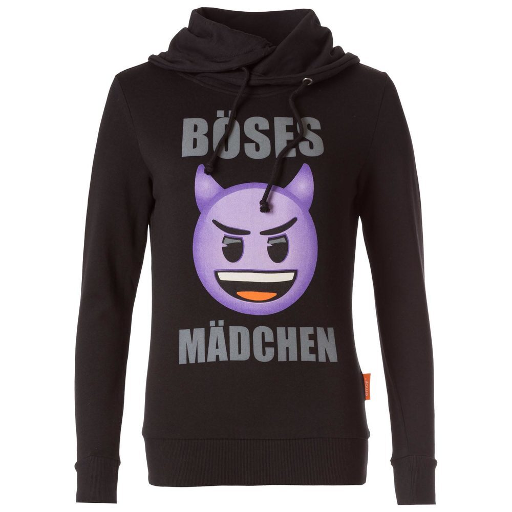 Sweatshirt mit Emoticon