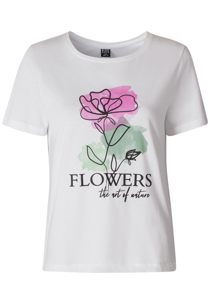 Shirt mit Blumen-Motiv