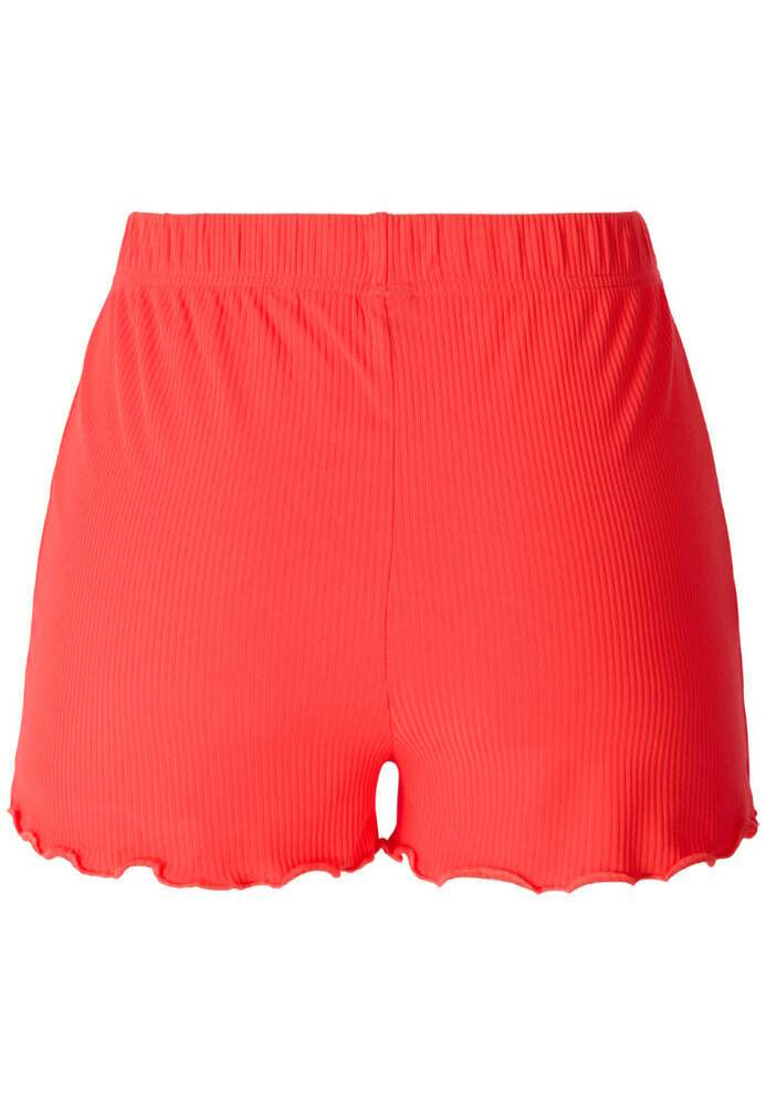 Pyjama-Shorts mit Ripp-Struktur