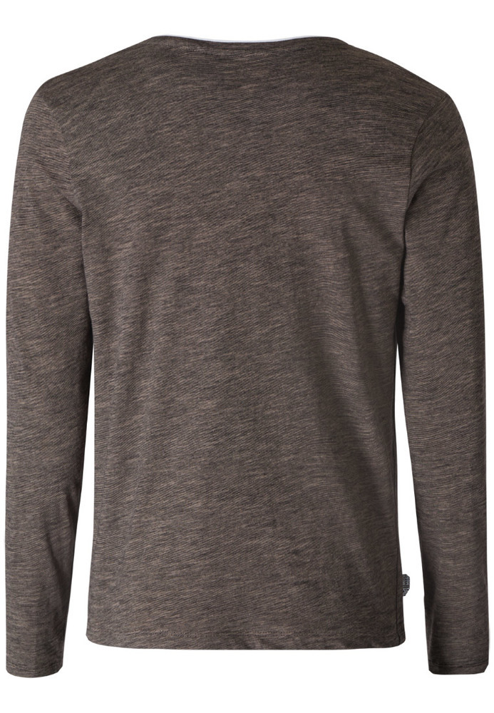 Longsleeve mit Knopfleiste