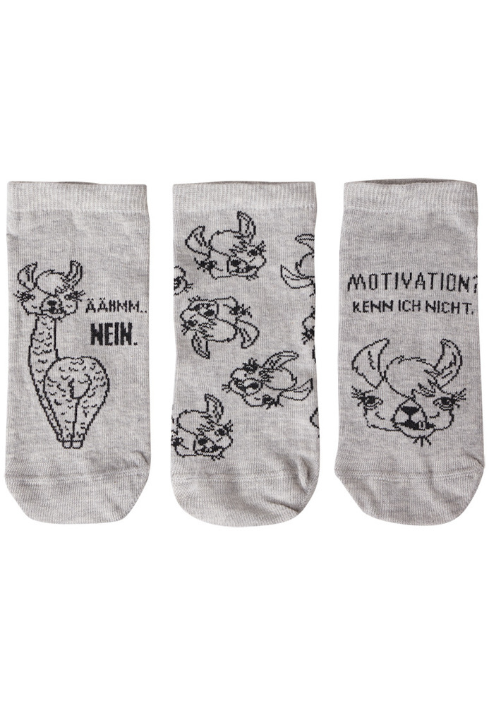 Sneaker-Socken, 3er-Pack