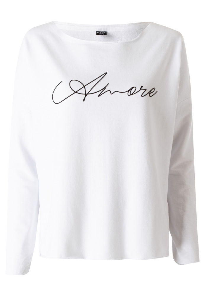 Sweatshirt mit Schriftzug-Print