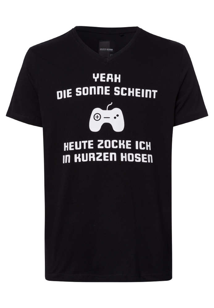 T-Shirt mit Sprüche-Druck