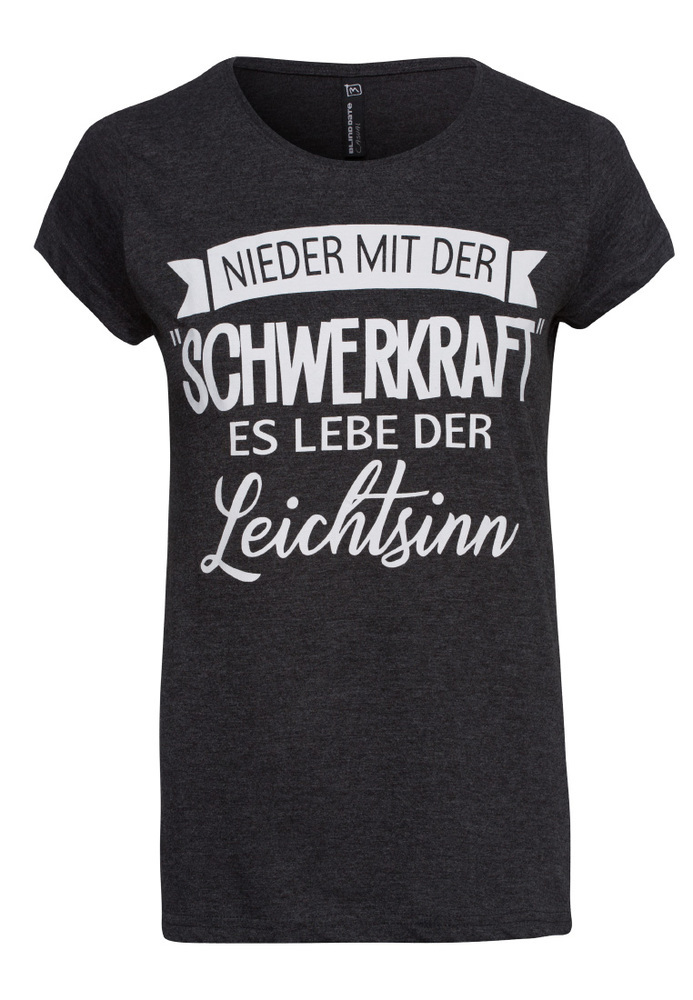 T-Shirt mit Sprüche-Druck