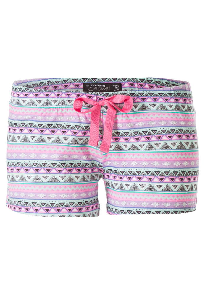 Pyjama Shorts mit Muster