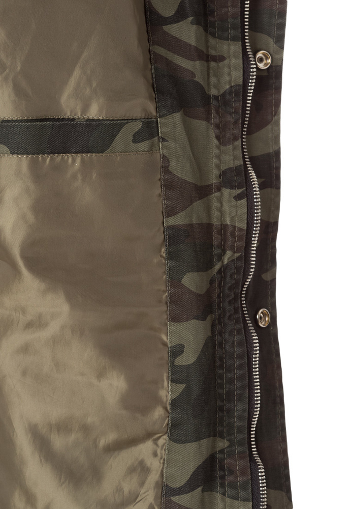 Parka mit Camouflage-Muster