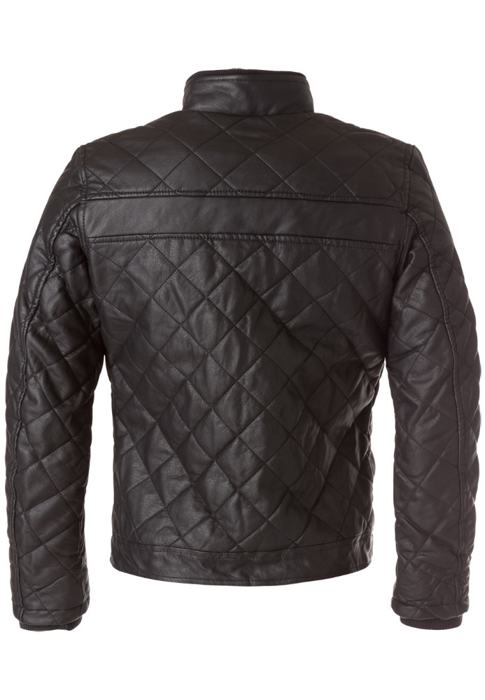 Wattierte Bikerjacke