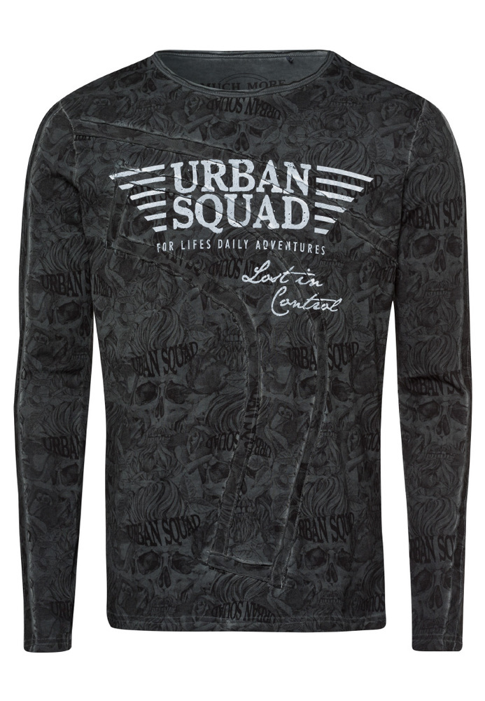 Longsleeve mit Schriftzug-Print