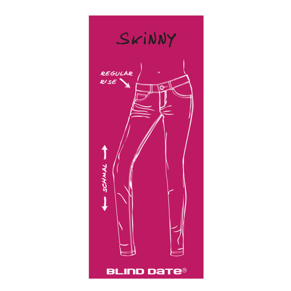 Skinny Regular Rise Jeans