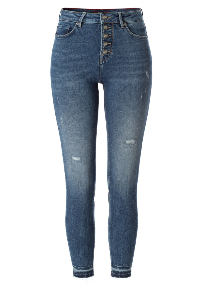 Ankle High Waist Jeans