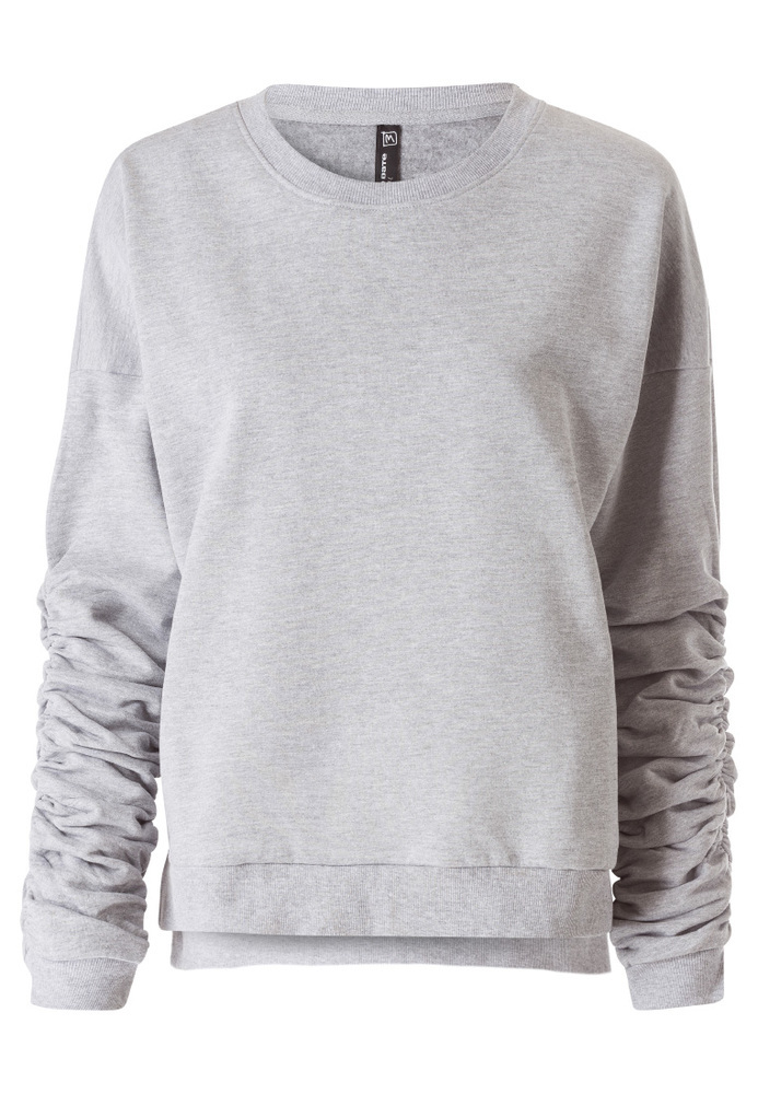 Sweatshirt mit Raffung