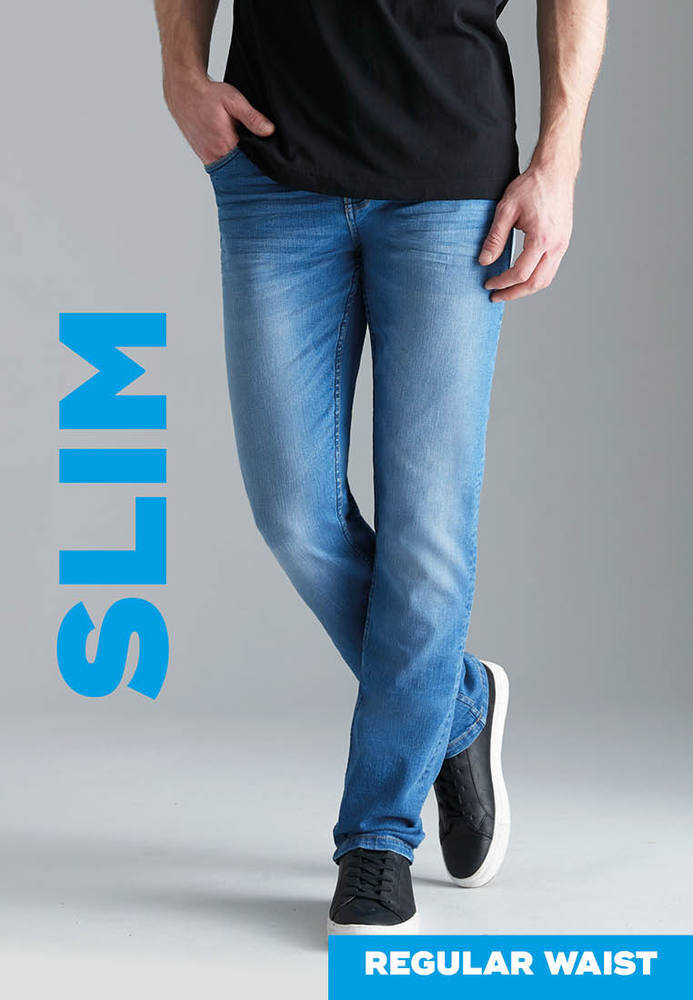 Slim Regular Waist Jeans