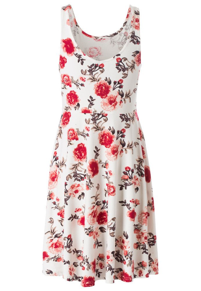 Kleid mit All-Over Blumen-Print