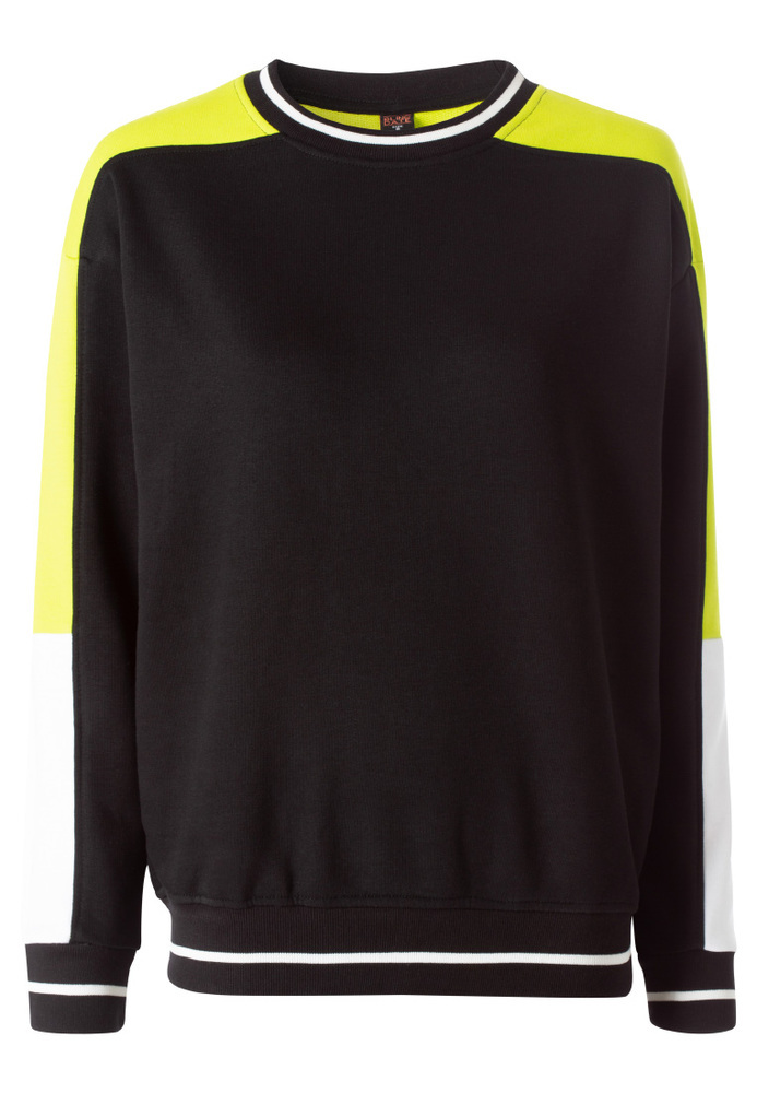 Sweatshirt im Colour-Blocking-Look