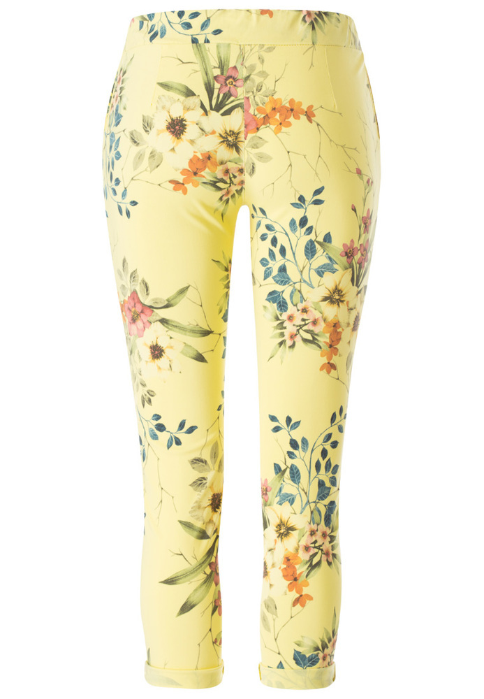 Jogpants mit All-Over Blumen-Muster