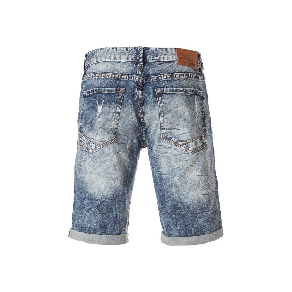 Regular Rise Bermuda Jeans