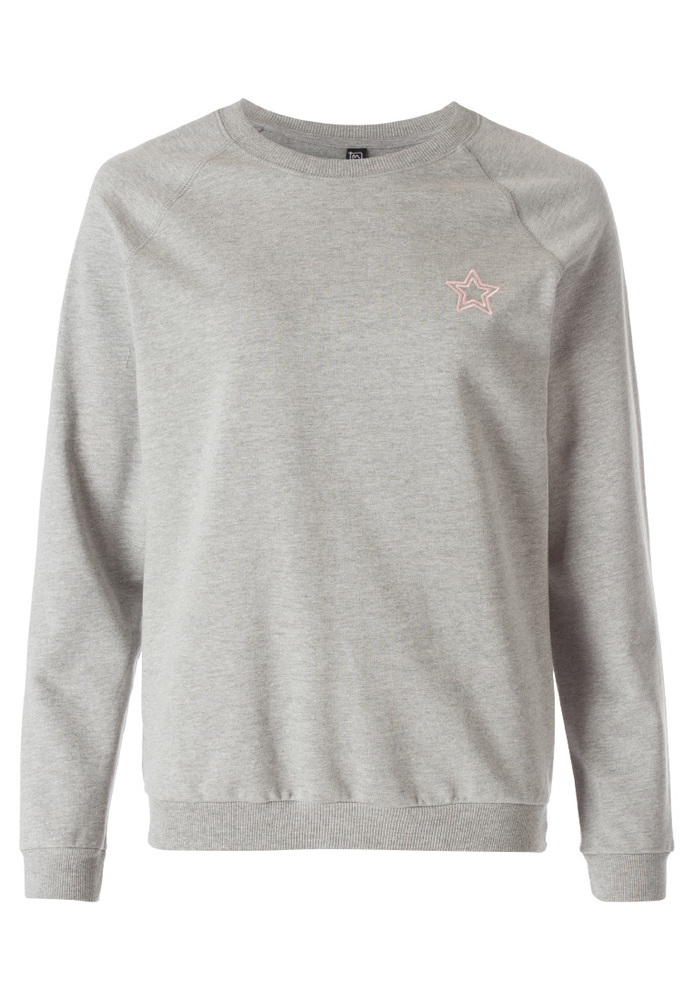 Basic-Sweatshirt mit Stern-Motiv